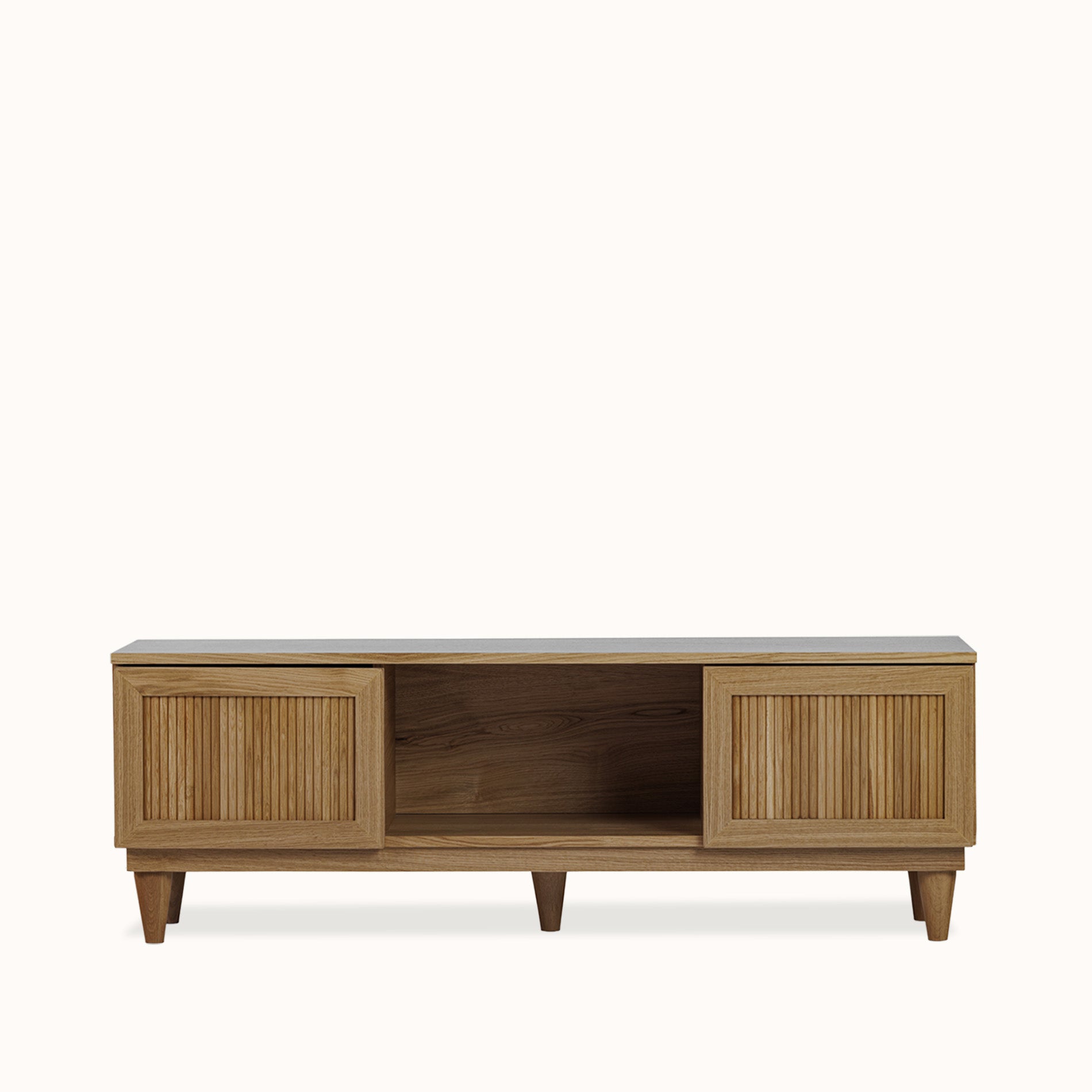 Çıtalı Ahşap Tv Ünitesi 150 cm