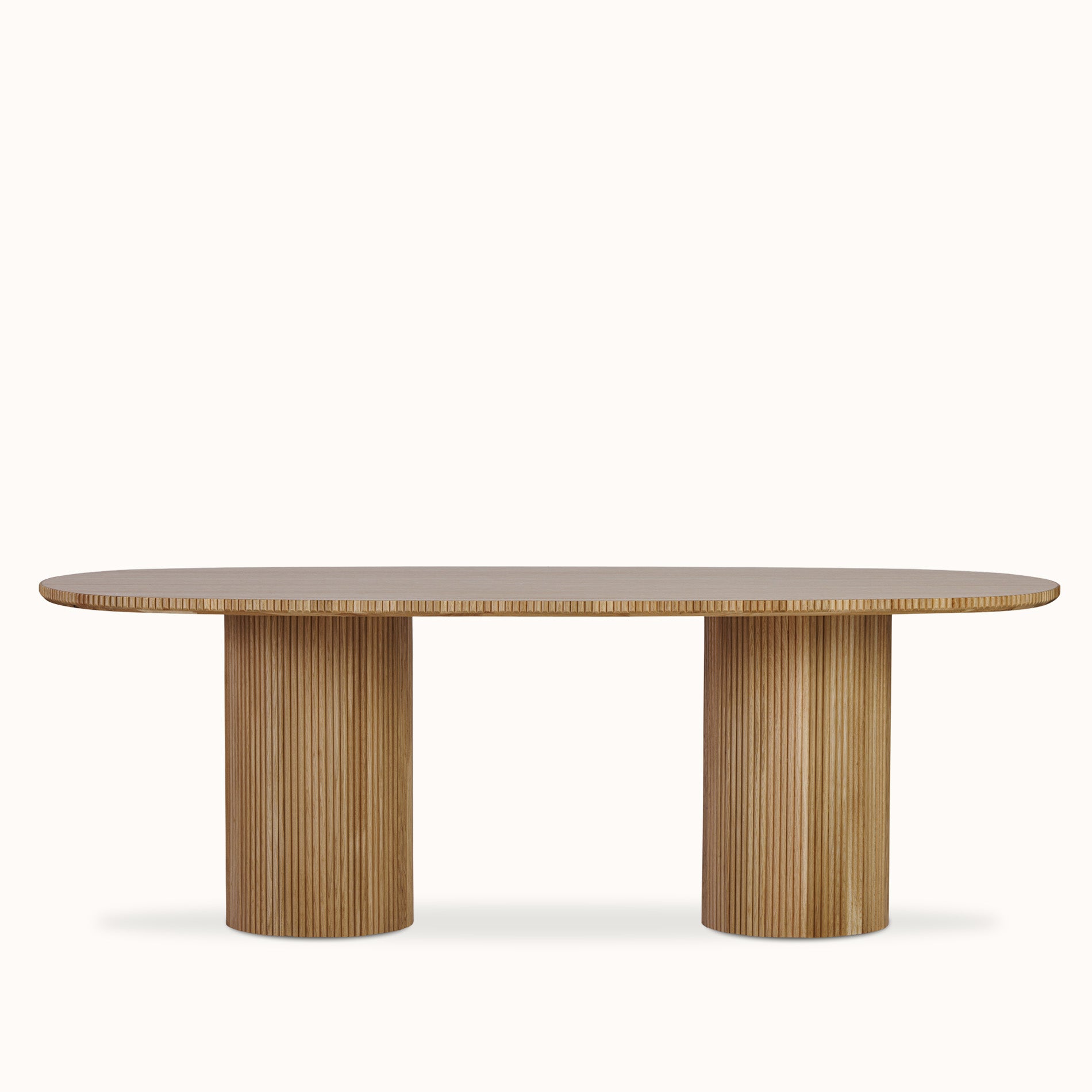 Fuga Ahşap Oval Yemek Masası 180 cm