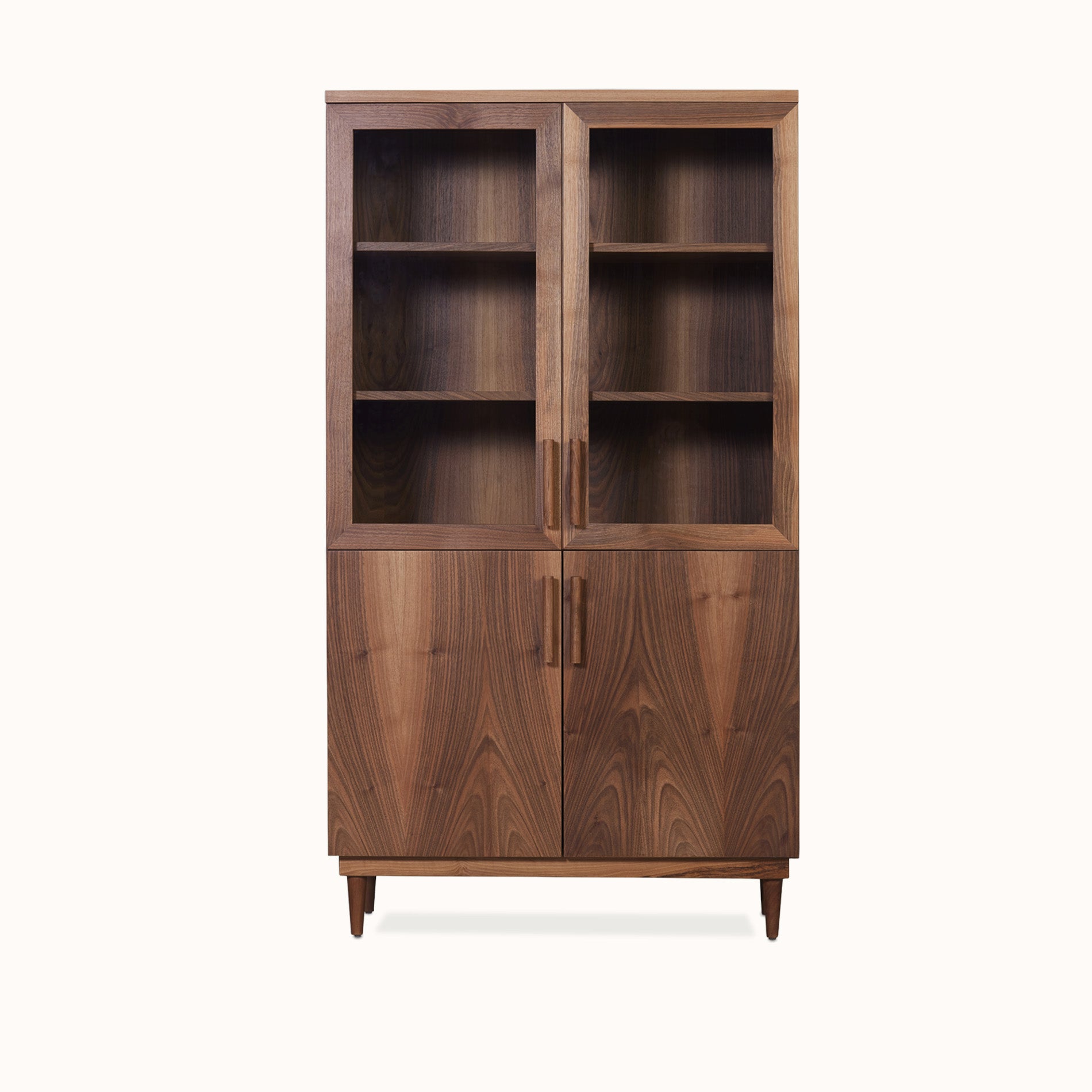 Malin 2 Kapak Camlı Vitrin 100 cm