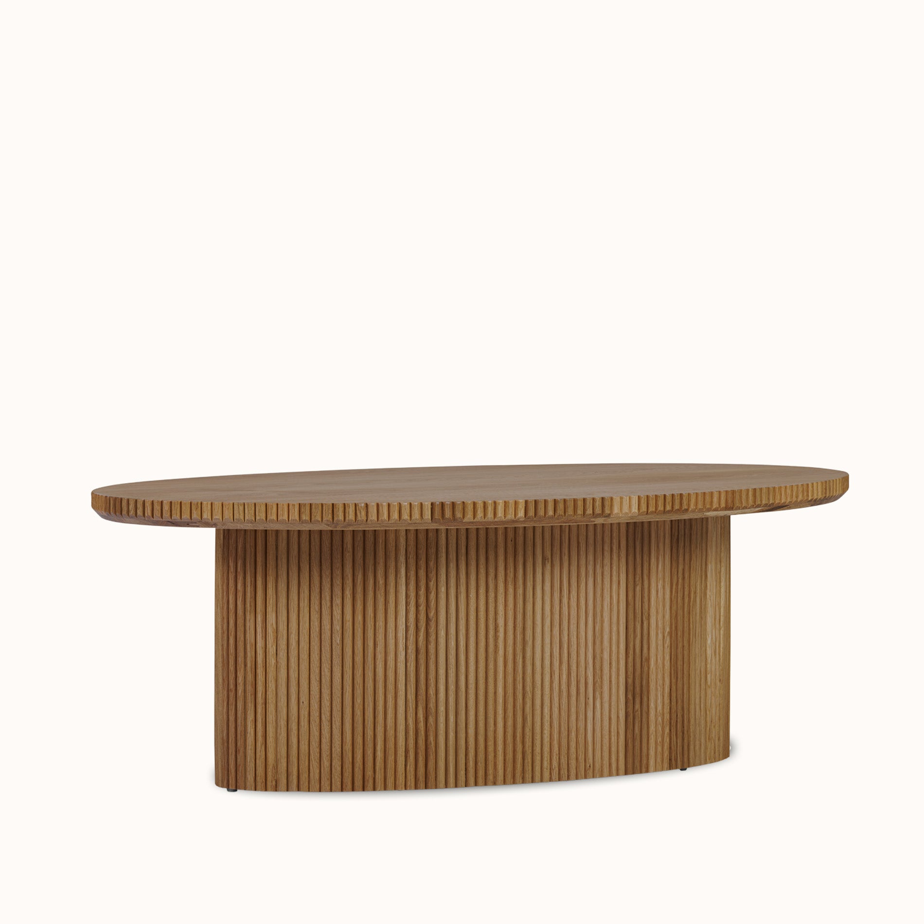 Fuga Ahşap Oval Sehpa 120 cm