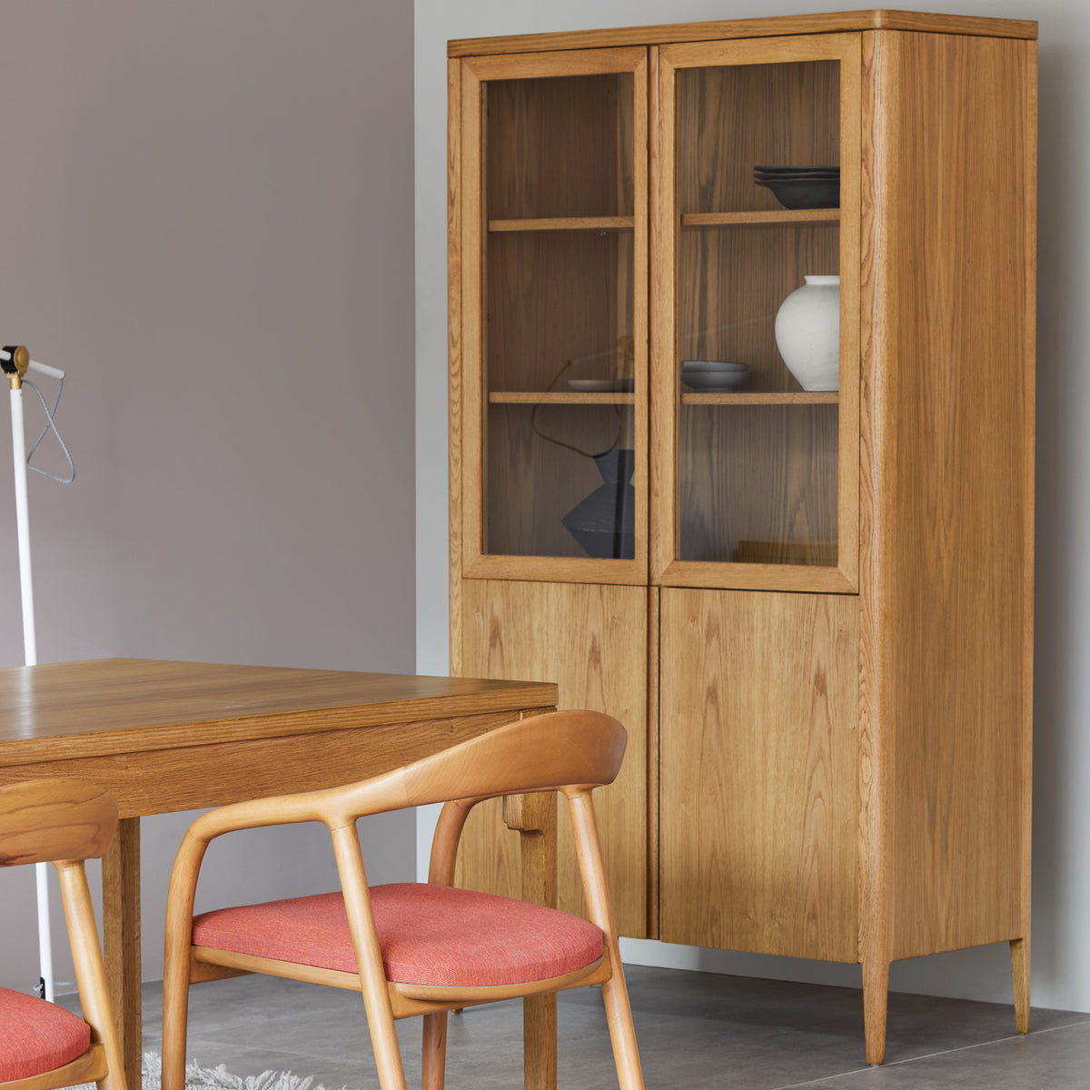 Nesta 4 Kapak Camlı Vitrin 100 cm